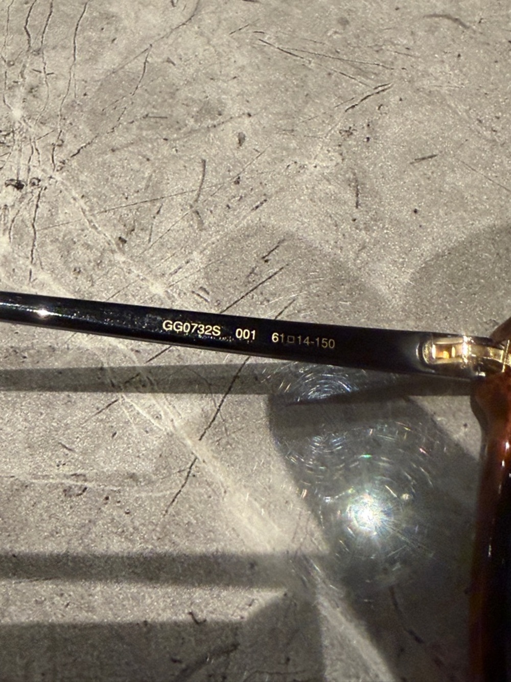Gucci 00732S Aviator Sunglasses - Picture 3 of 5